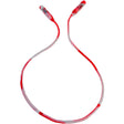 Cablz Silicone Garnet/White 16".