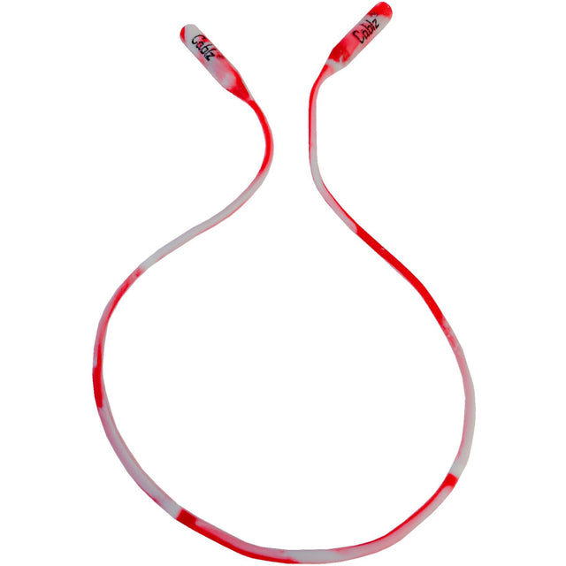 Cablz Silicone Garnet/White 16".
