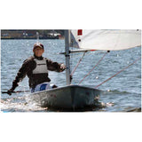 Person wearing Salus Eclipse Competitive Sailing Vest.