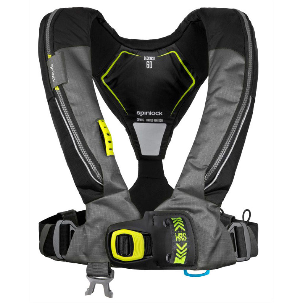Spinlock 6D Black Deckvest (w/HRS)