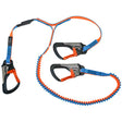Spinlock Harness Tether - 3-Clips 1 fix 2 elastic