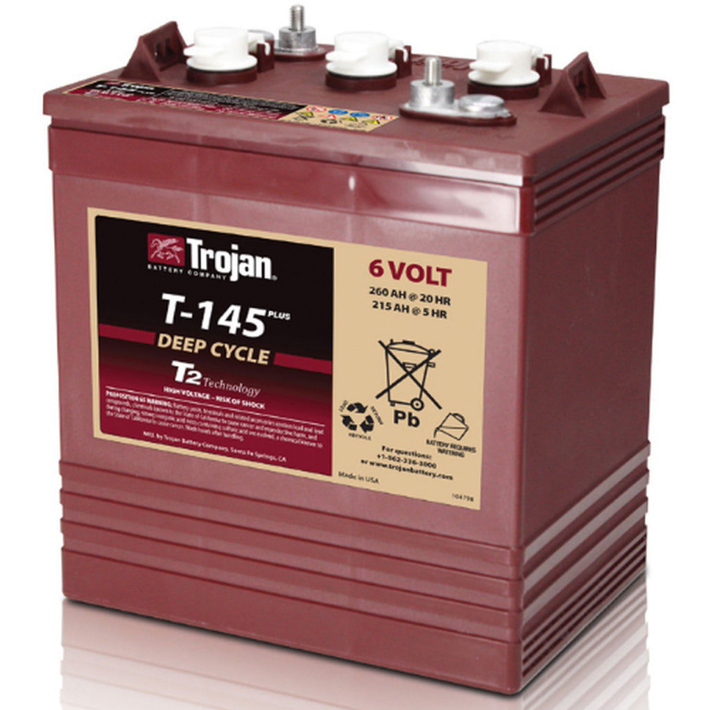 Trojan 6V 260 AH Deep Cycle Flood Battery