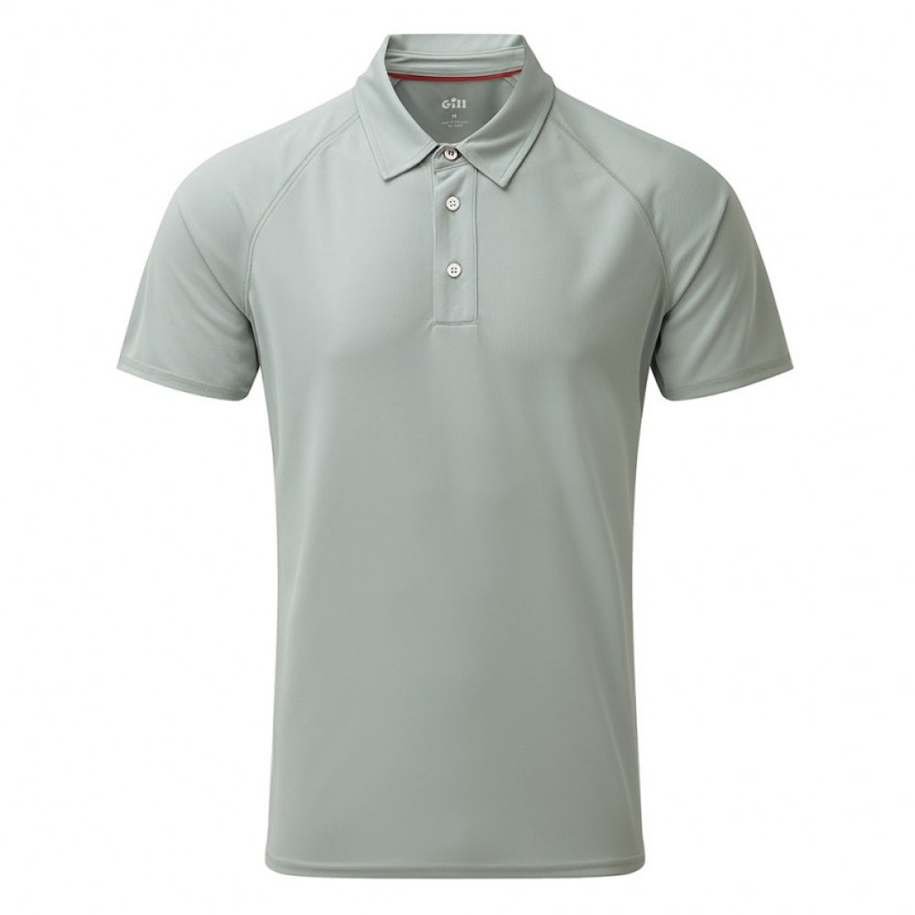 Gill Men's UV Polo Tec Shirt Grey.