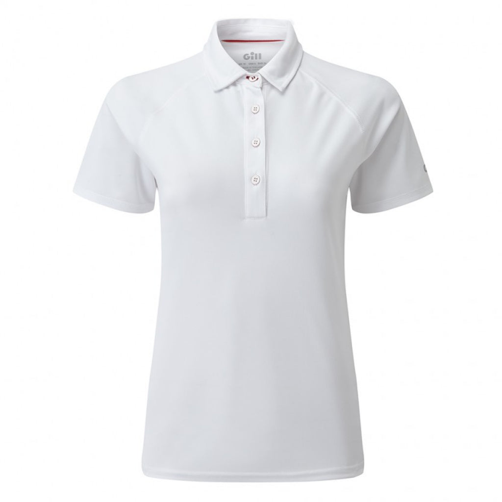 Gill Women's UV Polo Tec Shirt white