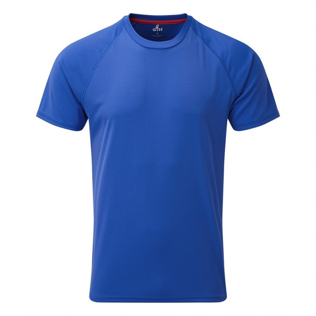 Gill Men's UV Tec  SS Tee Shirt light blue