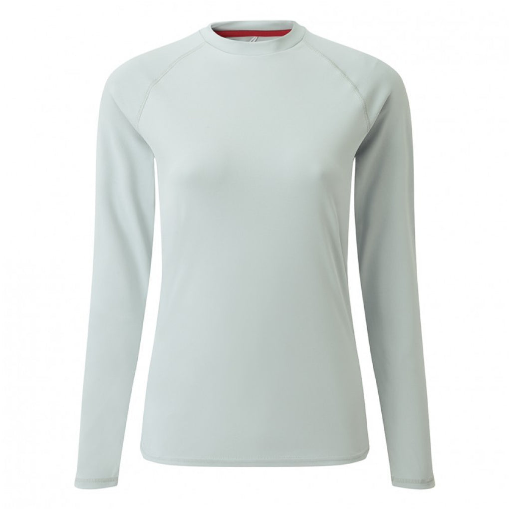 Womens UV Tec Long Sleeve Tee Shirt Medium Grey