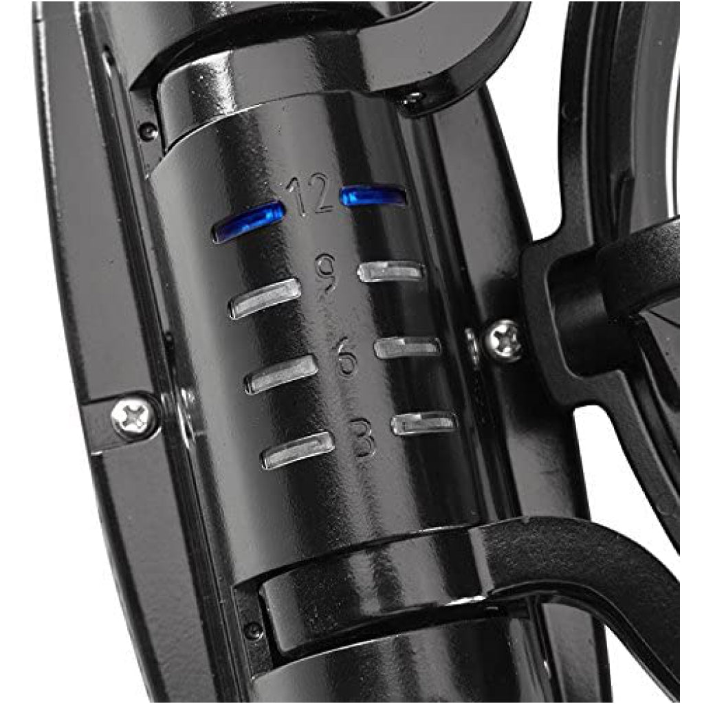 close up of Sirocco II Black Fan
