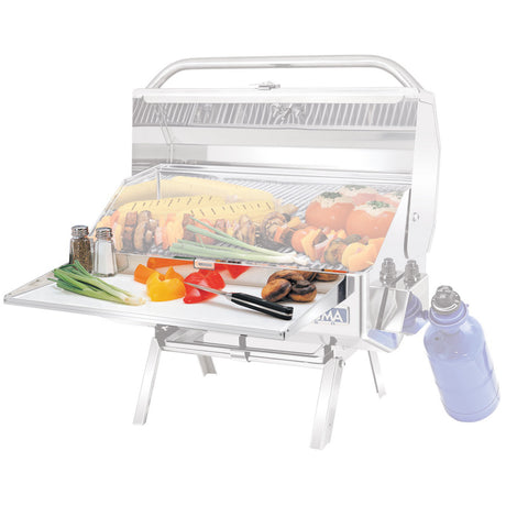 Serving Shelf attached to BBQ