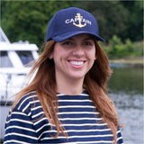 Woman wearing Captain & Anchor Yachtsman Hat