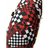 Close up of Red Racer Reversible Fender Cover