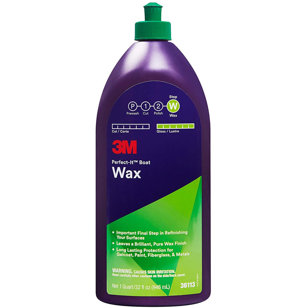 3M 36113 Perfect-It Boat Wax -  946 ml (quart)