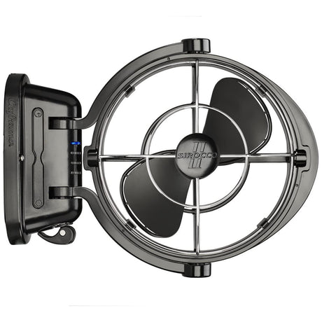 side view of Sirocco II Black Fan