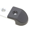 Viadana 23-18 Nylon Track End - 7/8" Black/Each