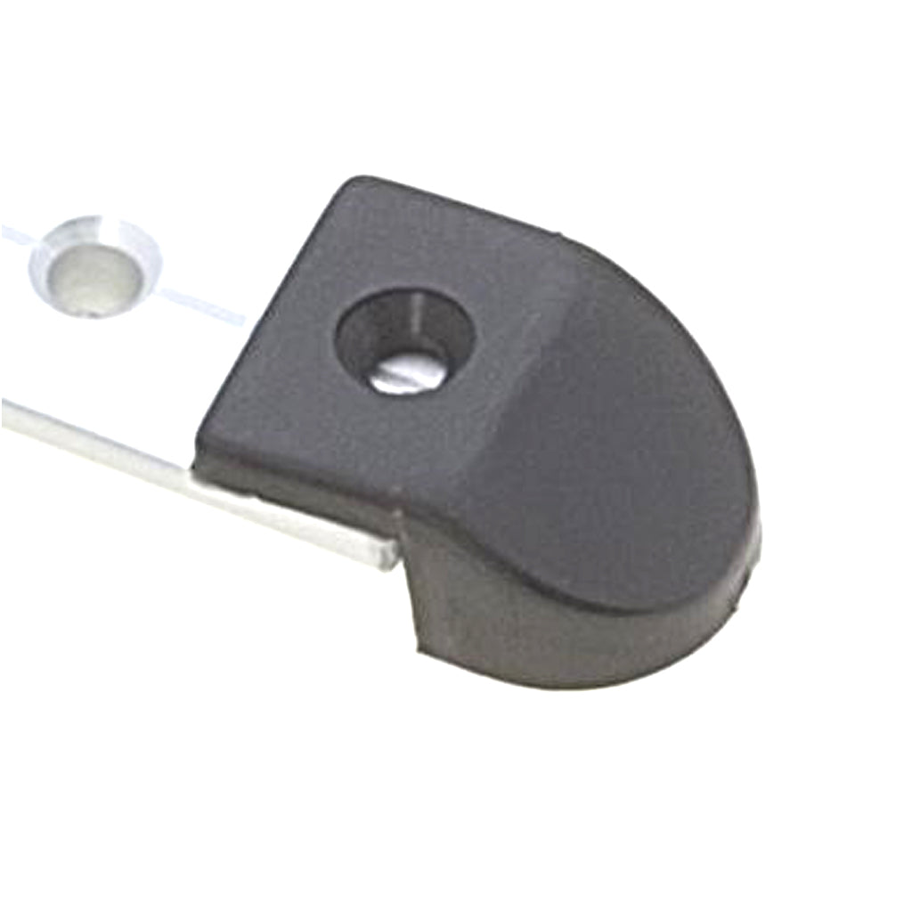 Viadana 23-18 Nylon Track End - 7/8" Black/Each