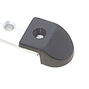 Viadana 23-18 Nylon Track End - 7/8" Black/Each