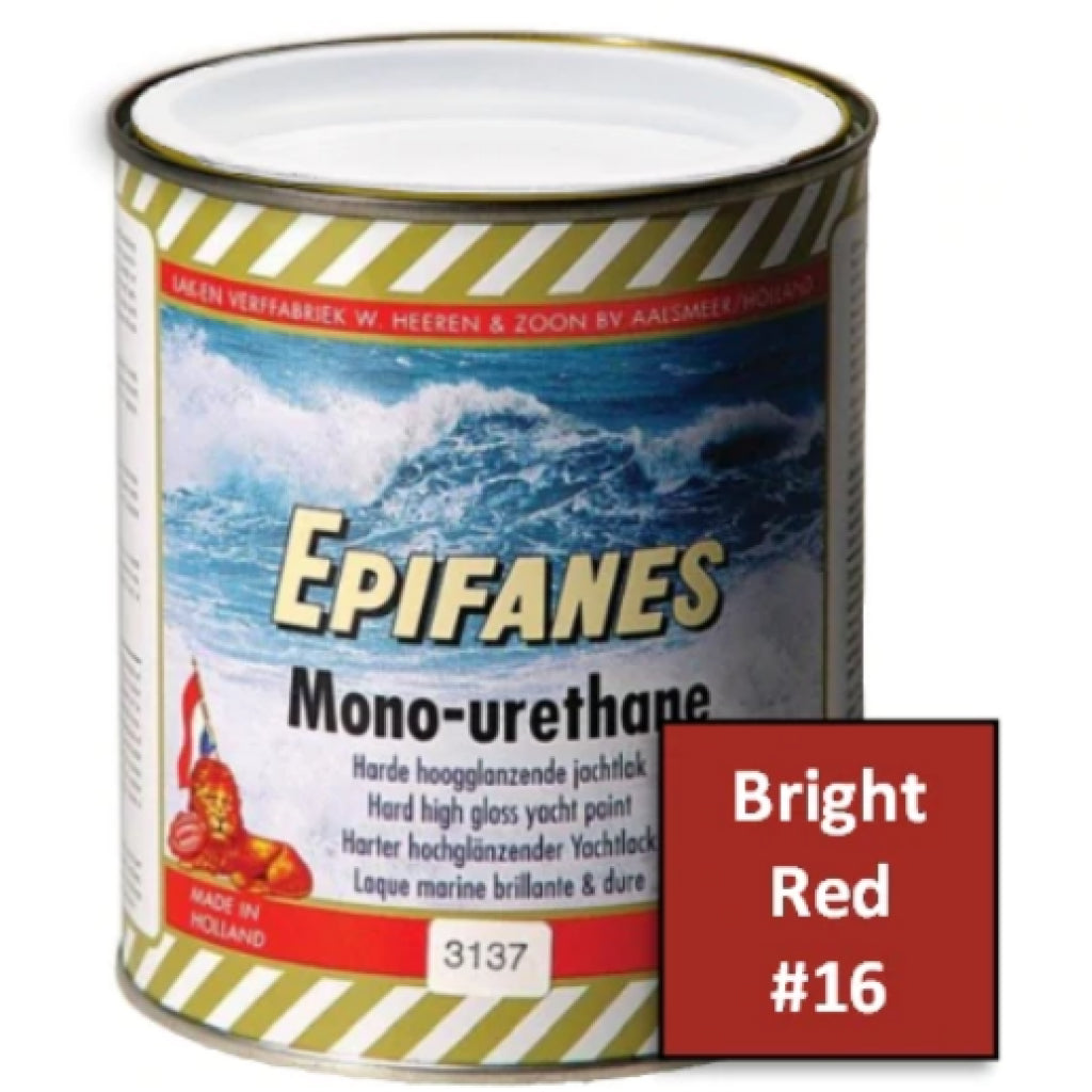 Epifanes Bright Red Waterline Paint 250ml