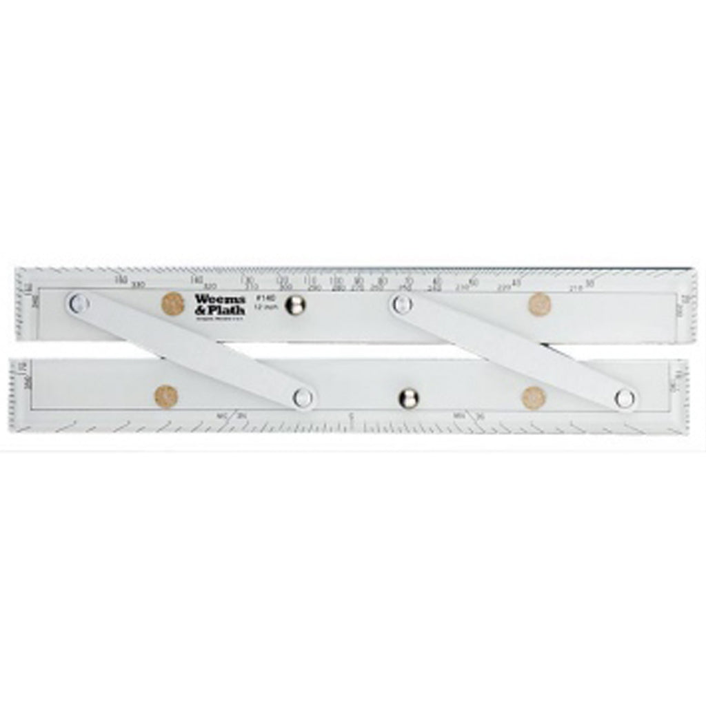 Weems & Plath 12" Aluminum Arm Parallel Rule