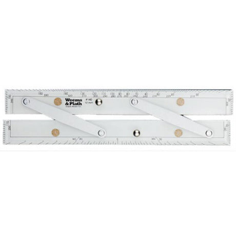 Weems & Plath 12" Aluminum Arm Parallel Rule