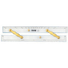 Weems & Plath 15" Deluxe Brass Arm Parallel Rule