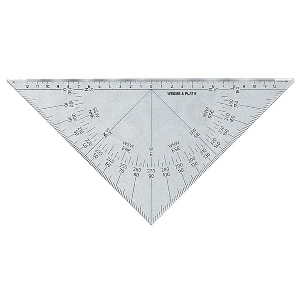 Spoiler Rigging Protractor Weems & Plath Protractor Triangle for Nav Pak – Rigging Shoppe