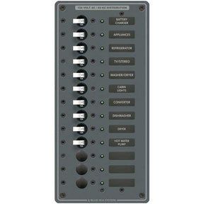 120V AC, Main 30amp Breaker Plus 11 Positions