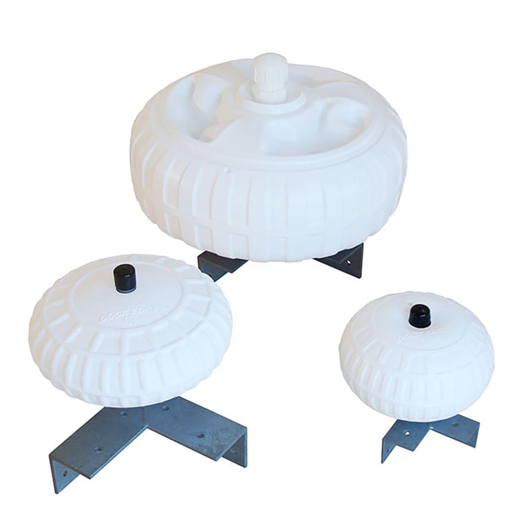 Dockedge Dock Wheel Corner Mount - 9" Diameter