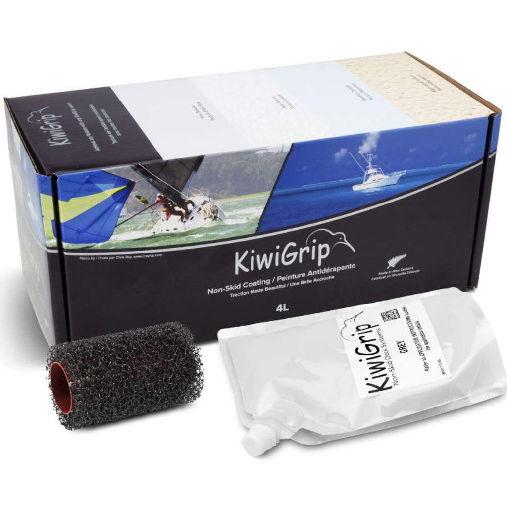 Kiwigrip 1012-1 Anti-Slip Deck Coat - Grey, Quart