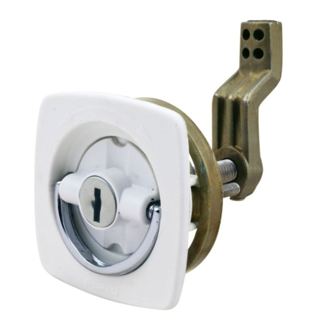 Perko White Flush Locking Latch